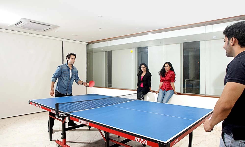 Sports courts, cricket net, and outdoor recreation at Experion The Heartsong