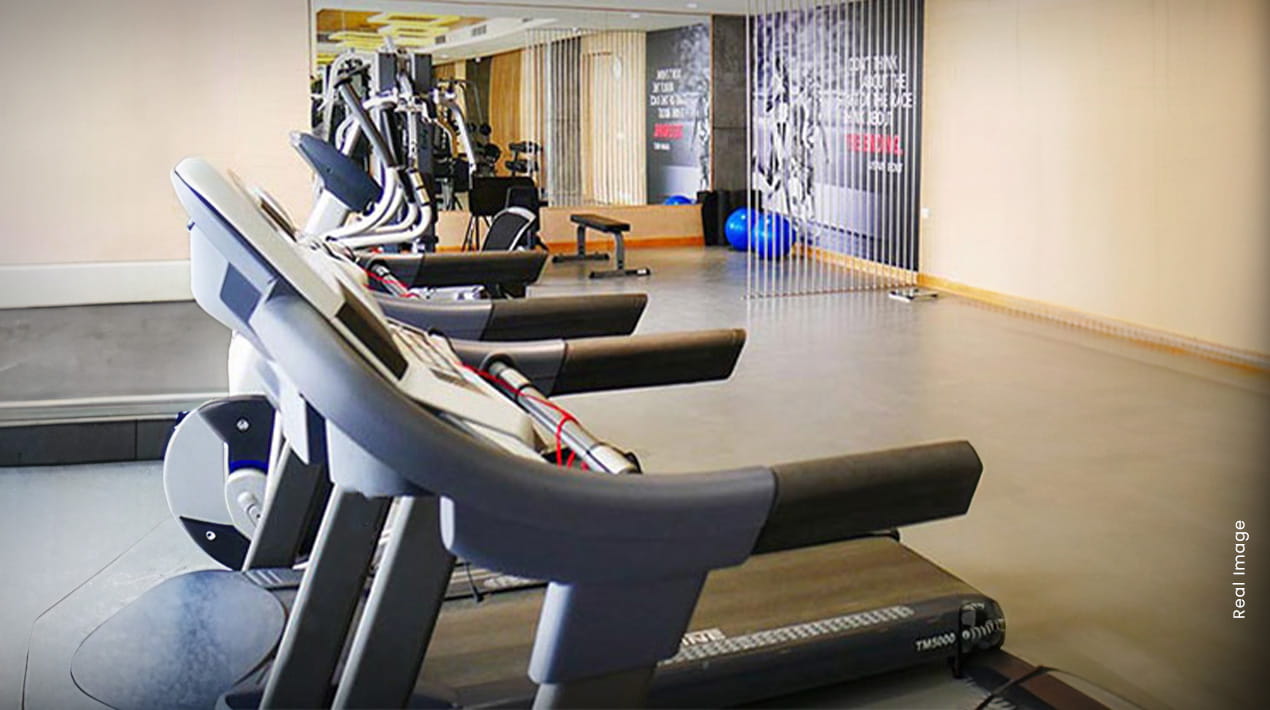 Fitness and wellness amenities at M3M Woodshire