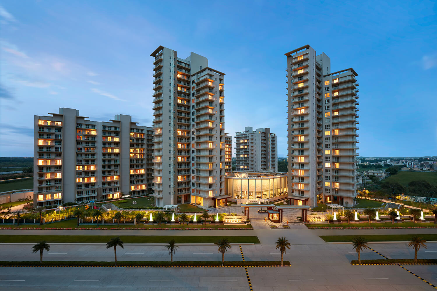 Puri Diplomatic Greens Sector 111 Gurugram exterior community view