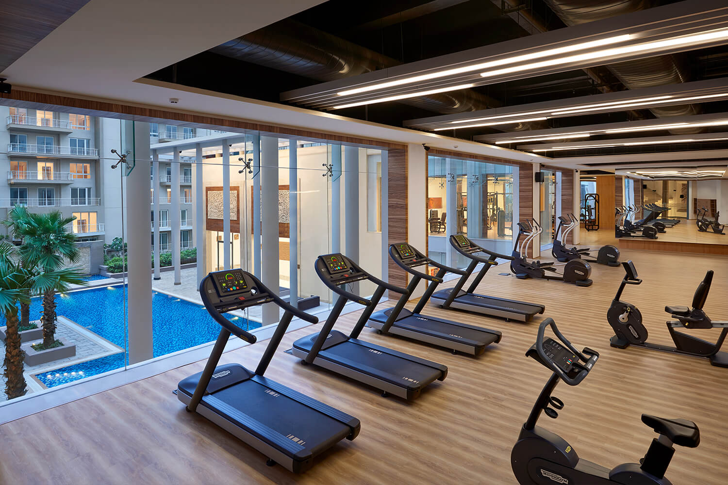Gym and wellness facilities at Puri Diplomatic Greens Sector 111
